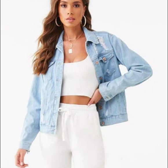 Forever 21 Denim Jacket - Picture 3 of 8